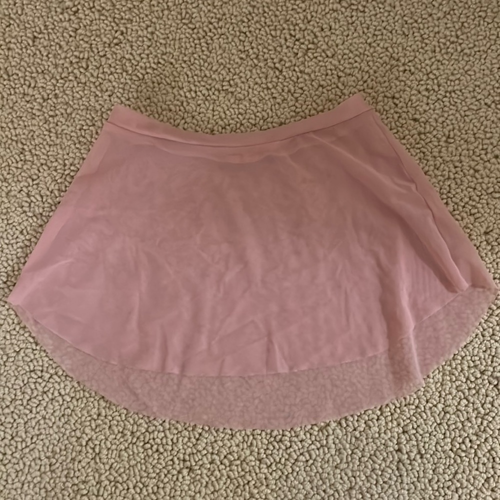 Eleve Girls Custom Pink Mesh Skirt